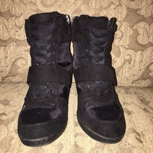 Simply Vera by Vera Wang Black Platform Sneakers